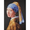 Kit punto de cruz La joven de la perla de Vermeer