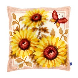 Cojín girasoles