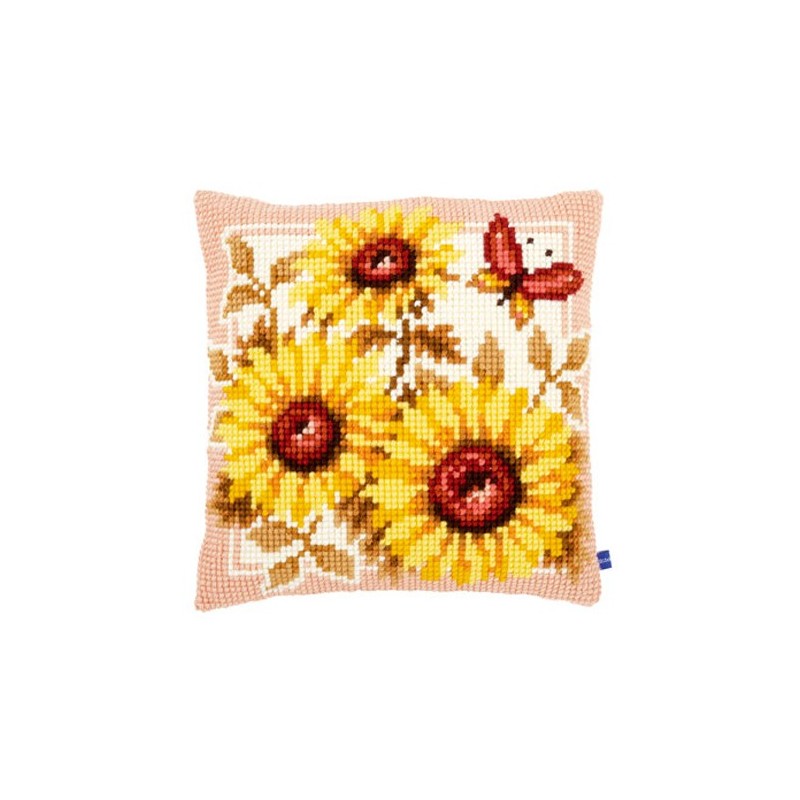Cojín girasoles