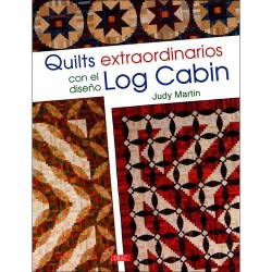 Libro quilts con diseño log...