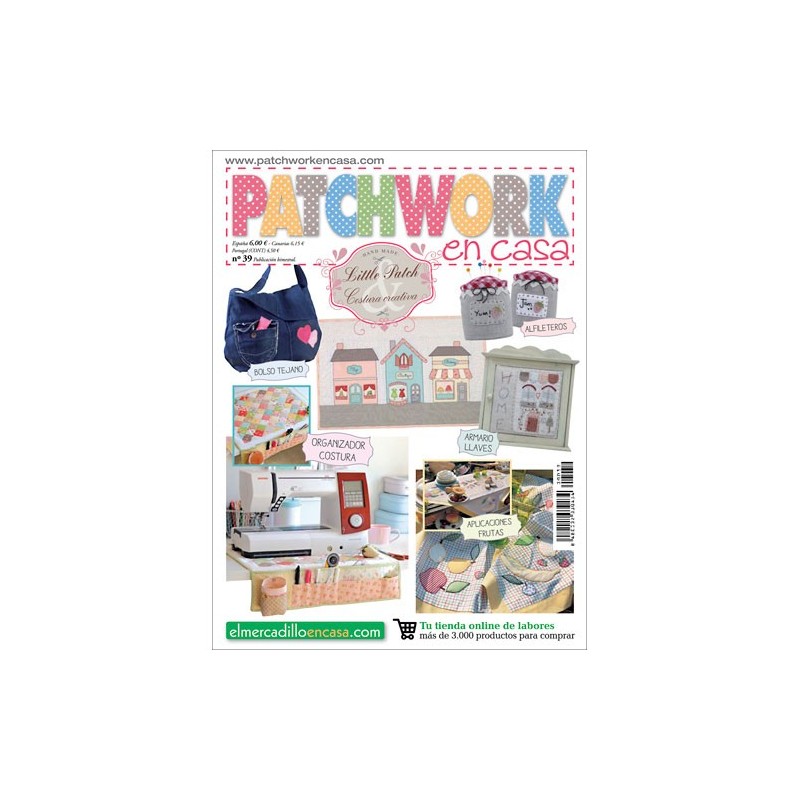 Revista Patchwork en Casa nº 39 - Little patch costura creativa