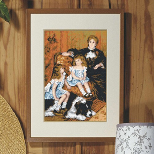 Señora Charpentier con niños de Renoir