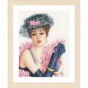 La dama de las plumas rosas