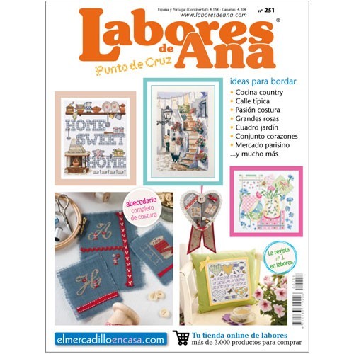 Las labores de ana nº 251 - completo abecedario de costura