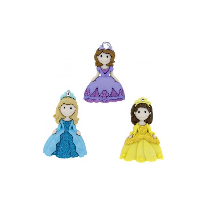 Botones princesas