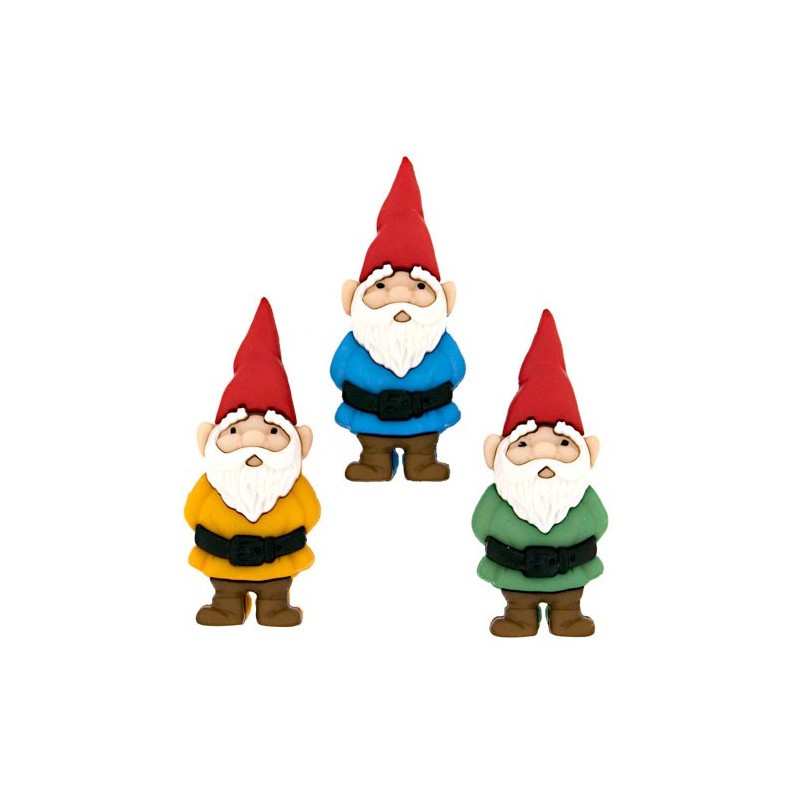 Botones gnomos