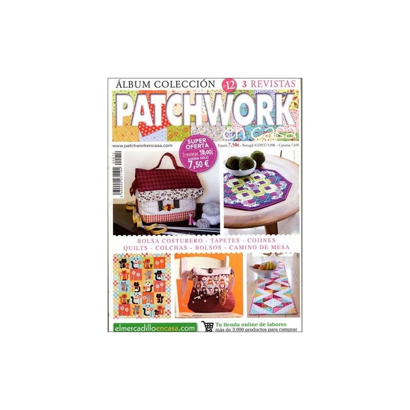 Álbum Colección revistas Patchwork en Casa nº 12