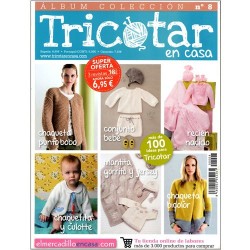 Álbum colección revistas Tricotar en casa nº 8