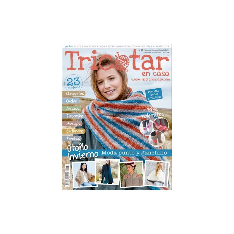 Revista Tricotar en Casa nº 26 - moda otoño invierno -