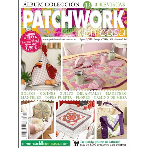 Álbum Colección revistas Patchwork en Casa nº 13