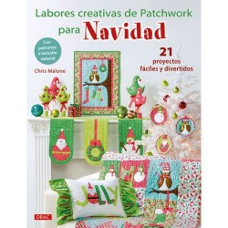 Libro labores creativas de patchwork para navidad