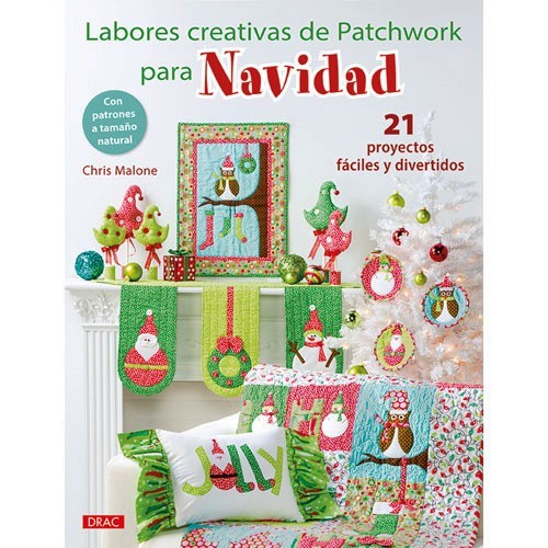 Libro labores creativas de patchwork para navidad