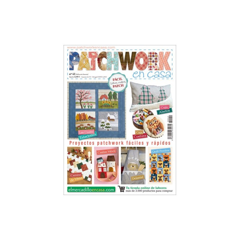 Revista Patchwork en Casa nº 42 - Proyectos fáciles y rápidos