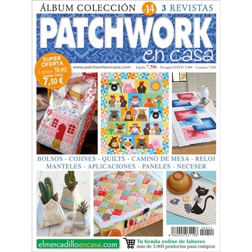 Álbum Colección revistas Patchwork en Casa nº 14