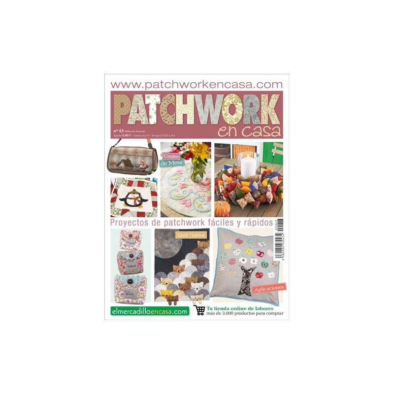 Revista Patchwork en Casa nº 43 - Costura creativa