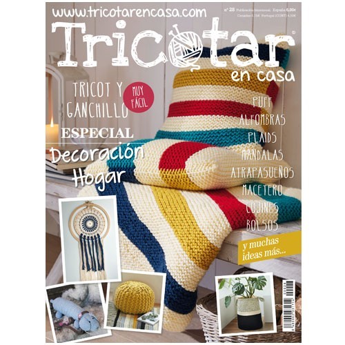 Tricotar en casa nº 28-decoración hogar y accesorios