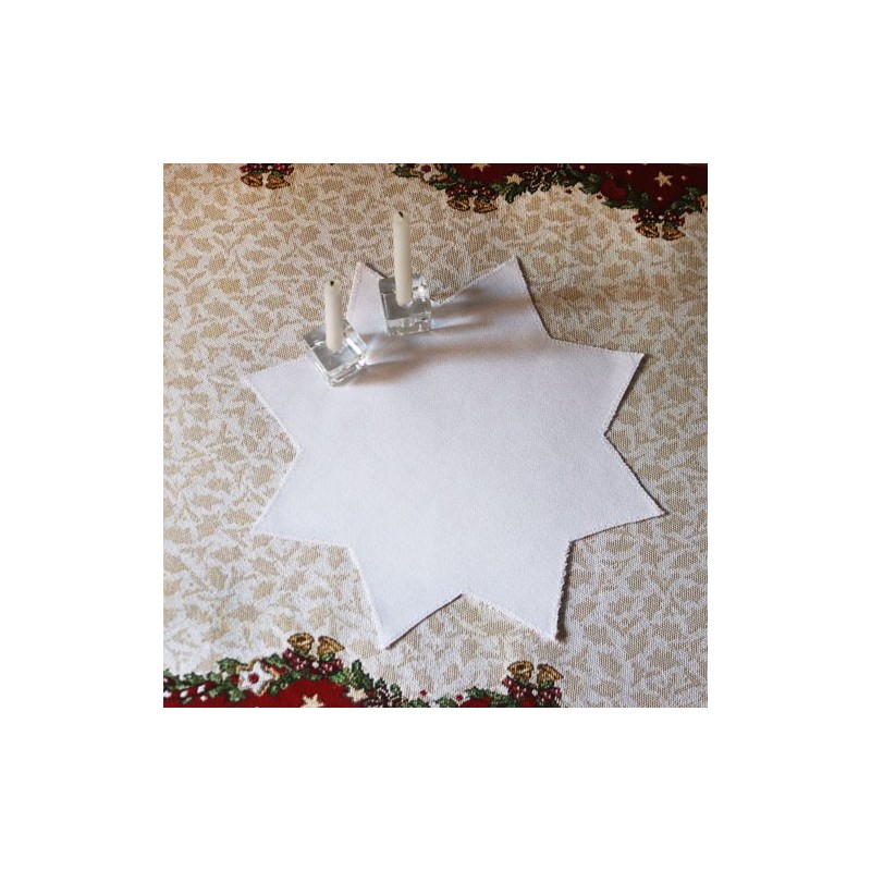 Kit punto de cruz Estrella blanca Navidad