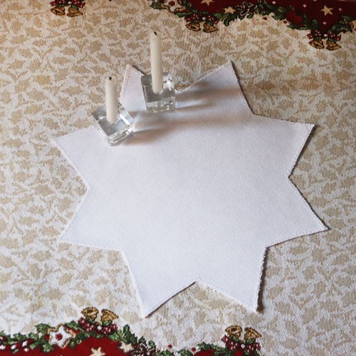Kit punto de cruz Estrella blanca Navidad