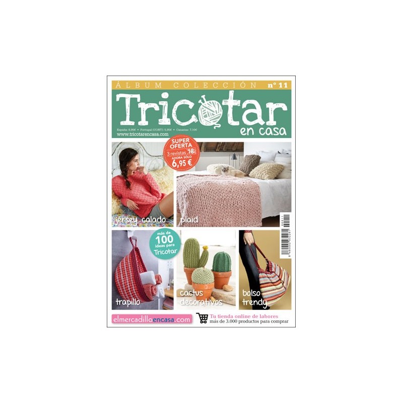 Álbum colección revistas Tricotar en casa nº 11