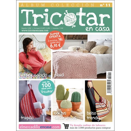 Álbum colección tricotar en casa nº 11