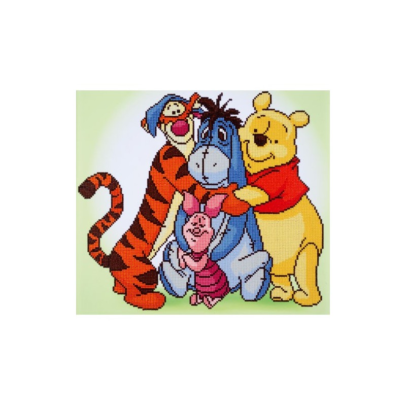Winnie y sus amigos con diamantes