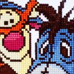 Winnie y sus amigos con diamantes