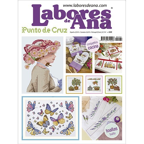 mis revistas de punto de cruz -----labores de ana 