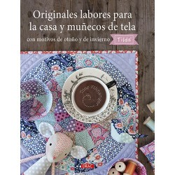 Libro originales labores para la casa y muñecos 