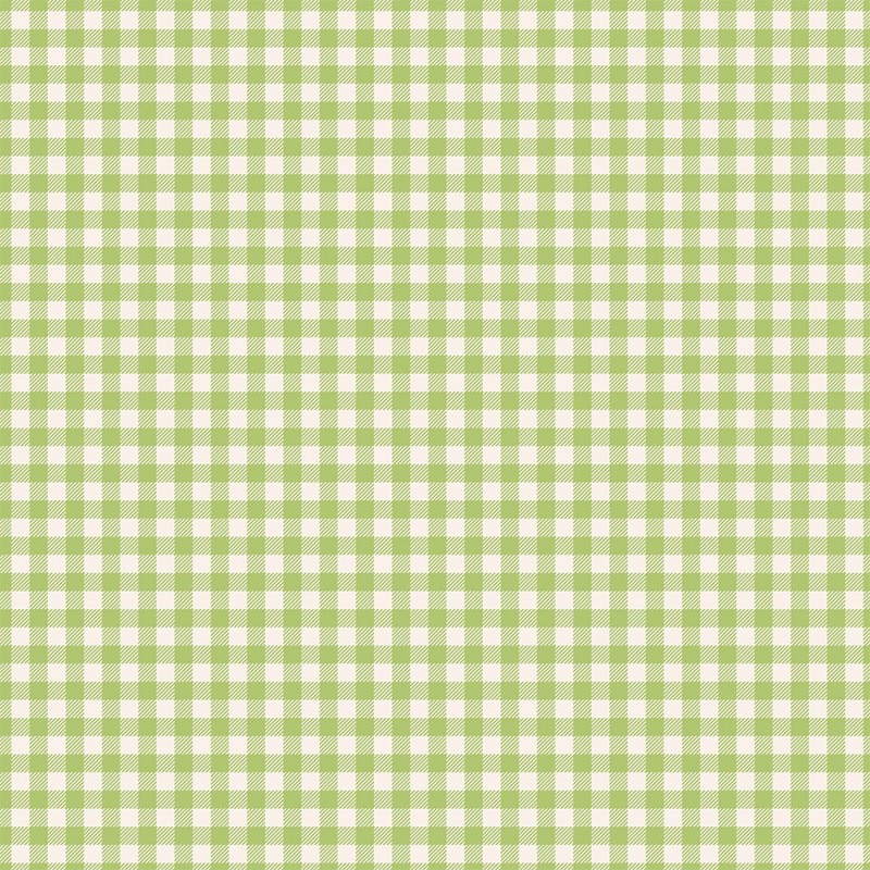 Telas cuadrito vichy verde