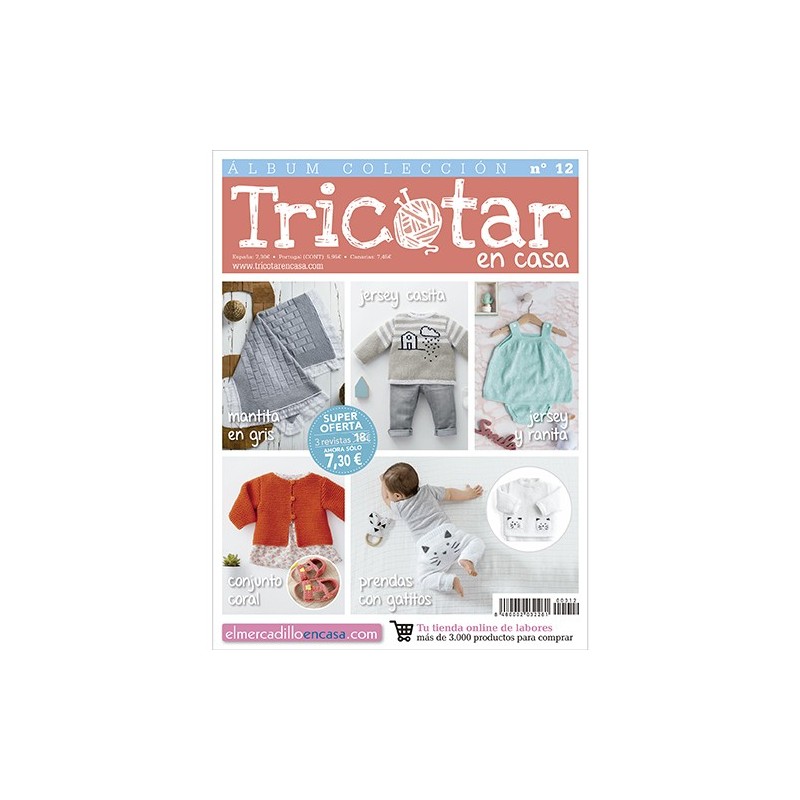 Álbum colección tricotar en casa nº 12