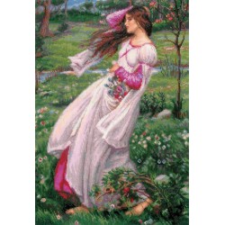Flores al viento de waterhouse