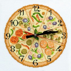 Reloj pizza