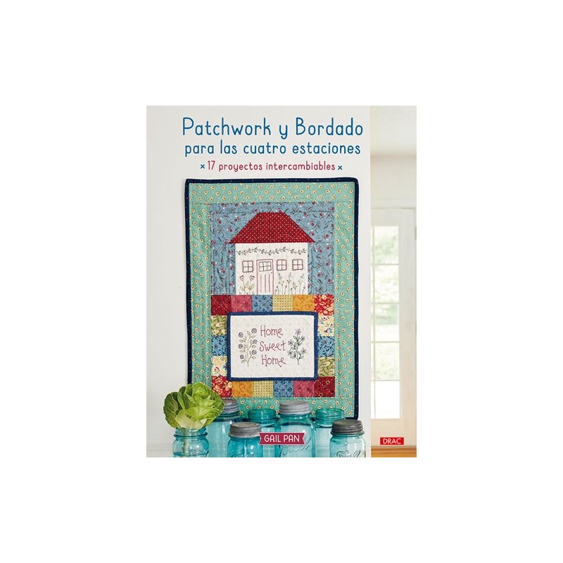 Libro patchwork y bordado para las 4 estaciones