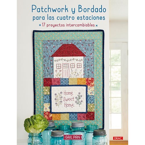 Libro patchwork y bordado para las 4 estaciones