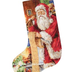 Revista punto de cruz Navidad calcetines nº 1