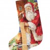 Revista punto de cruz Navidad calcetines nº 1