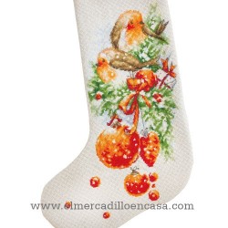 Revista punto de cruz Navidad calcetines nº 1