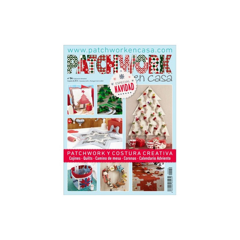 Revistas Patchwork en Casa nº 54 - Especial Navidad