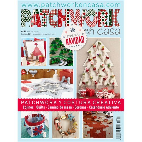 Revistas Patchwork en Casa nº 54 - Especial Navidad