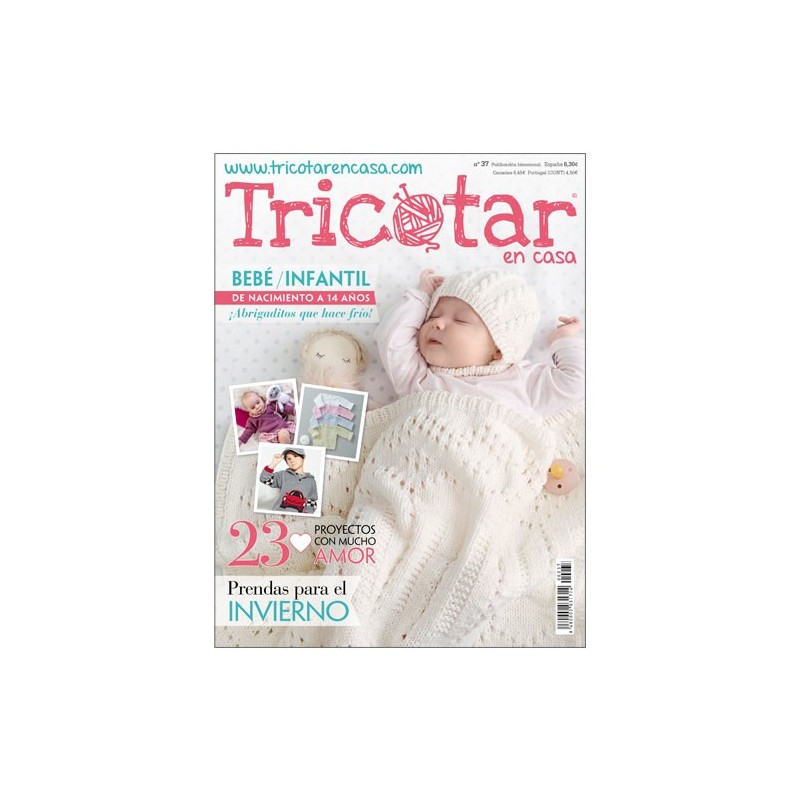 Revista Tricotar en Casa nº 37- Especial bebe e infantil