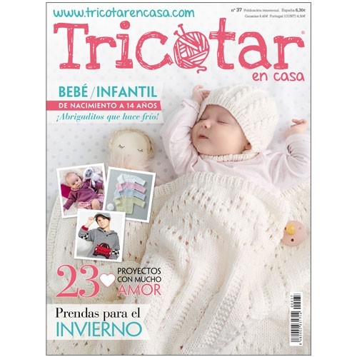 Revista Tricotar en Casa nº 37- Especial bebe e infantil