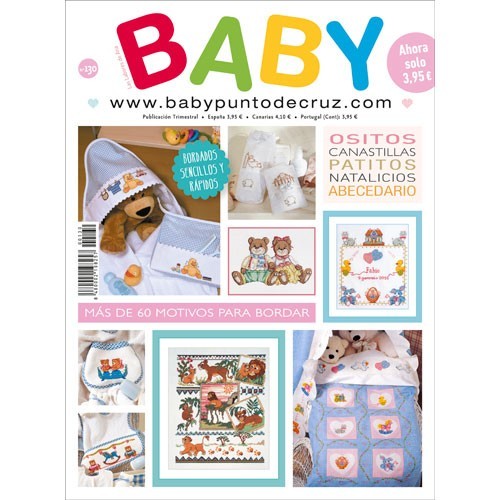 Revista punto de cruz BABY nº 130