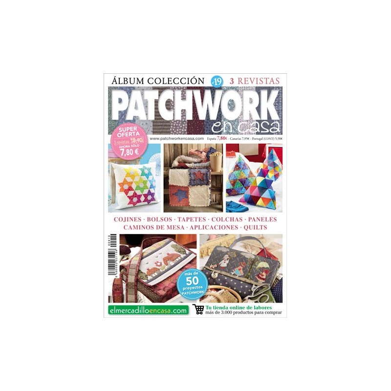 Álbum Colección revistas Patchwork en Casa nº 19