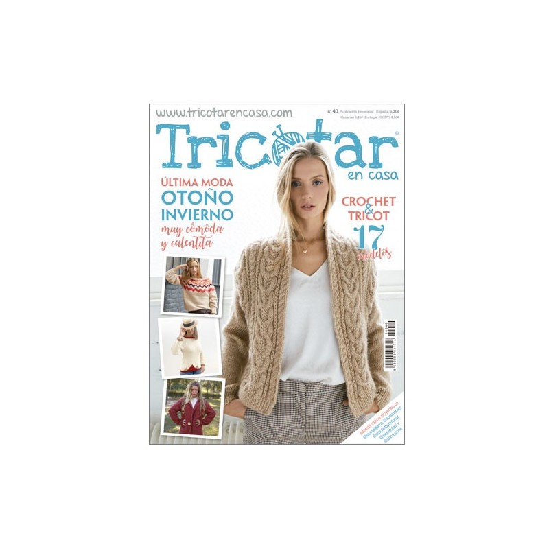 Revista Tricotar en Casa nº 40 - Moda mujer otoño-invierno