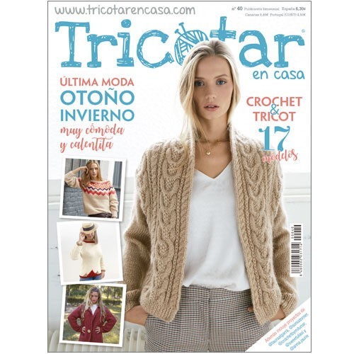 Revista Tricotar en Casa nº 40 - Moda mujer otoño-invierno