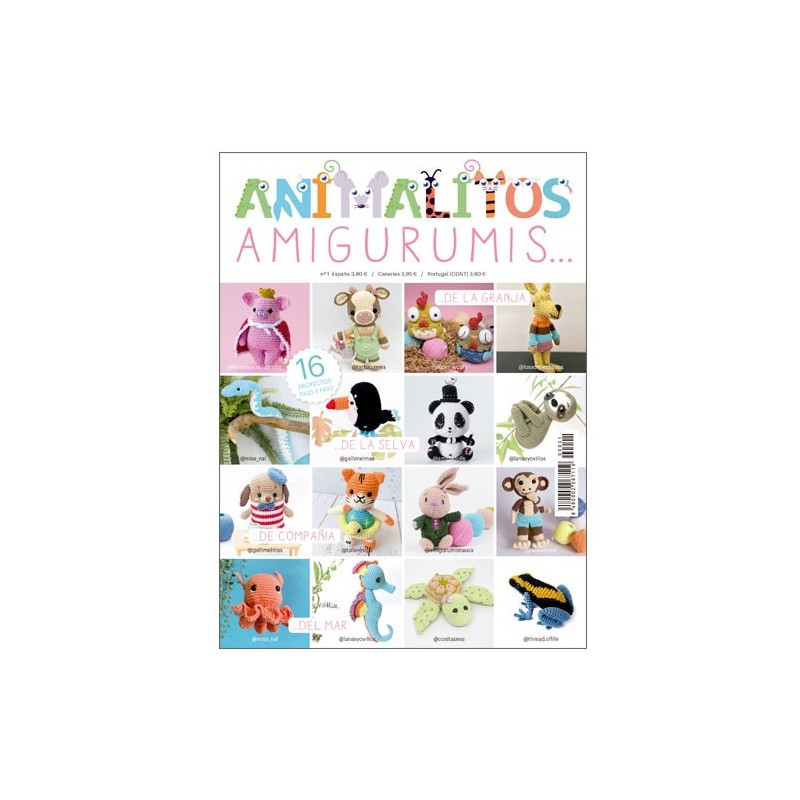 Revista tricot Animalitos amigurumis nº 1