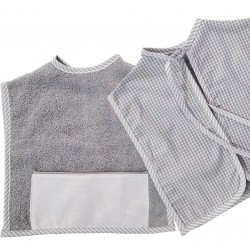 Baberos chinos de rizo