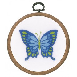 Kit de bordado mariposas