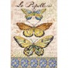 Kit punto de cruz Colección de mariposas