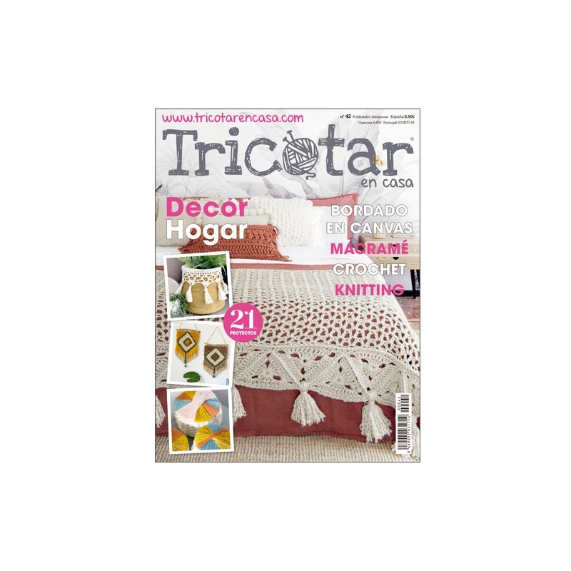 Revista Tricotar en Casa nº 42 Decor Hogar